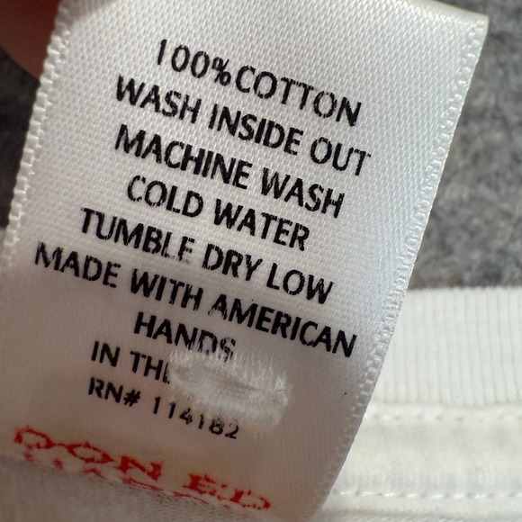 Ed Hardy Christian Audigier Crop Tee Womens Small Studded True Love Rose Graphic - Picture 9 of 10